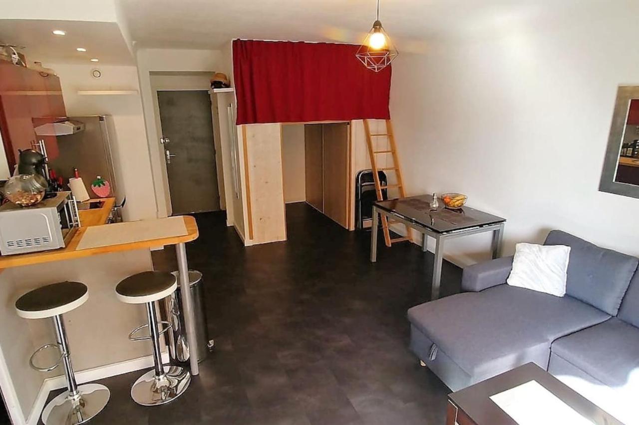 빌뇌브루베 Charmant Studio Proche De Nice A 300M Des Plages 아파트 외부 사진