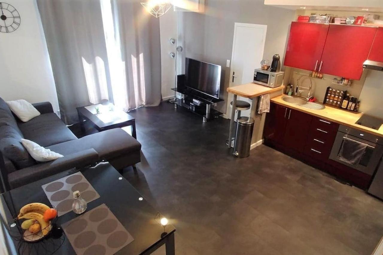 빌뇌브루베 Charmant Studio Proche De Nice A 300M Des Plages 아파트 외부 사진